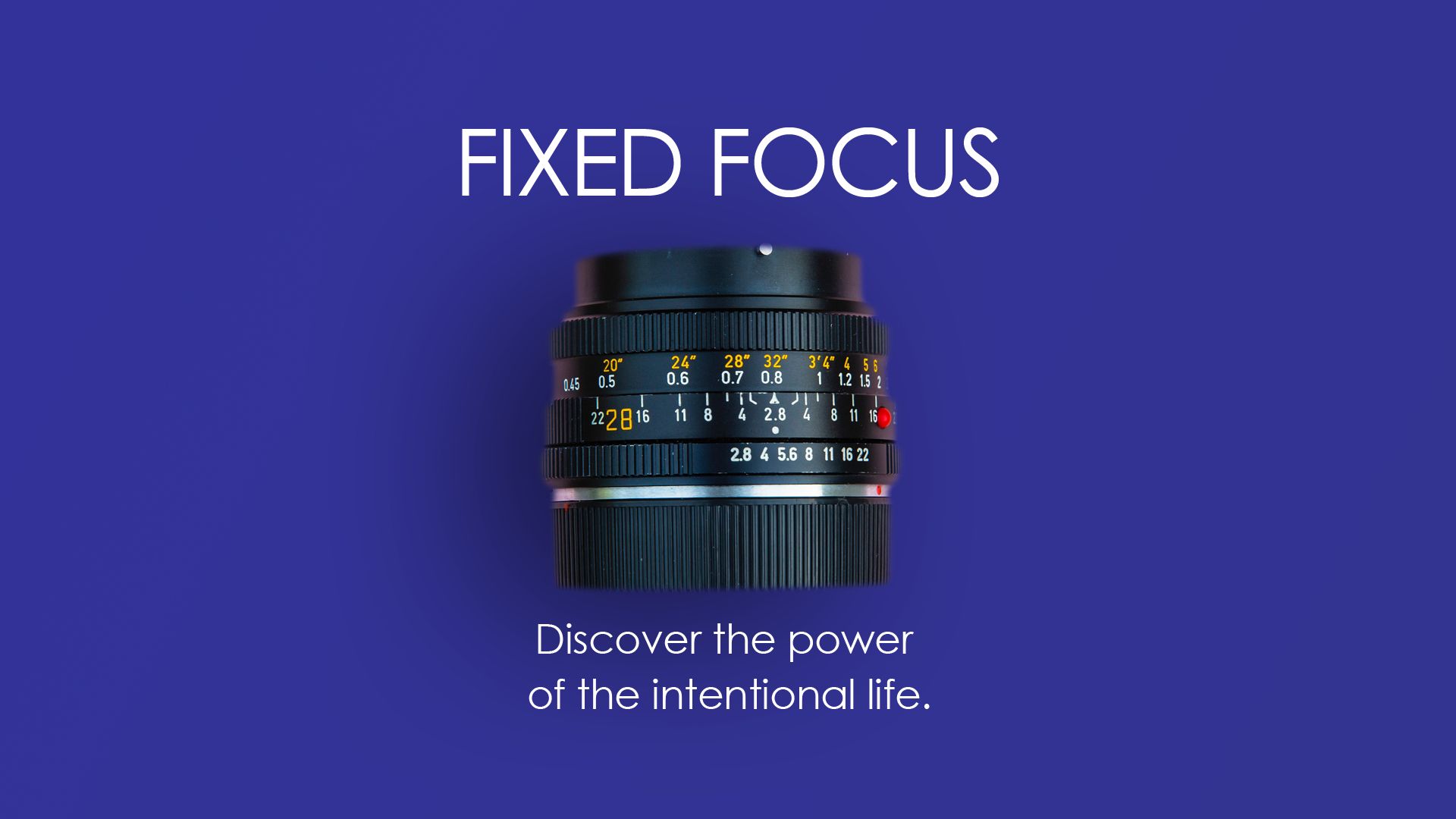 Fixed Focus